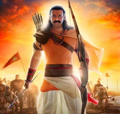 Saffron flags, ‘Jai Shri Ram’ chants in movie hall prior to ‘Adipurush’ trailer launch